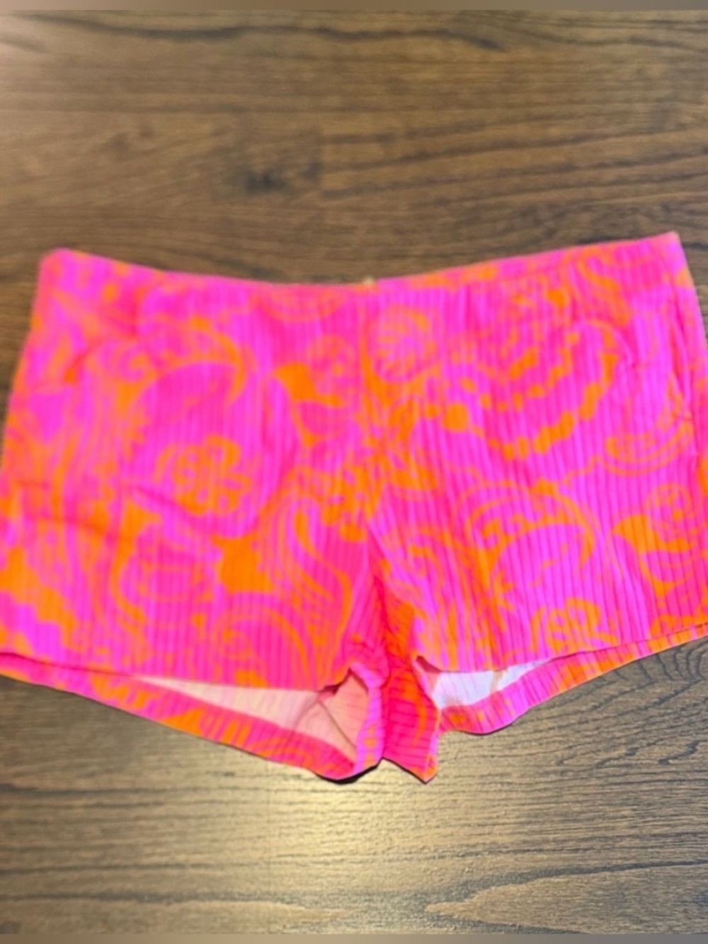 Lilly Pulitzer Pink and Orange Patterned Women's Shorts